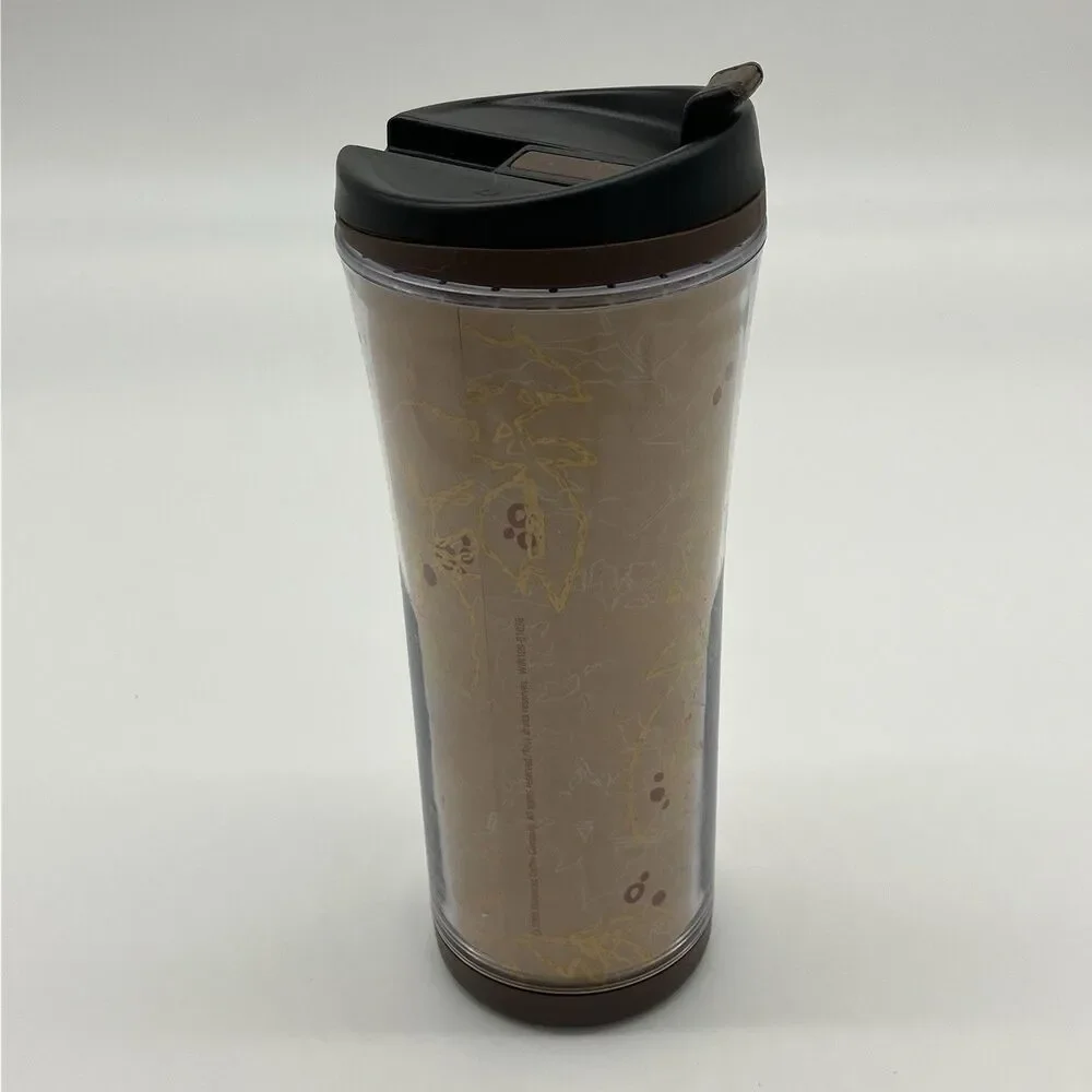 Starbucks Travel Tumbler 12oz 2008 Multicolor Abstract‎ Art Coffee Mug Cup